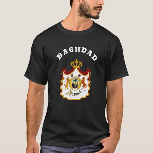 Bagdad-Wappen - Souvenirflagge T-Shirt (Vorderseite)