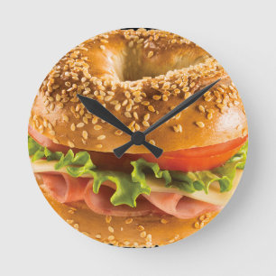 BAGEL 5 RUNDE WANDUHR