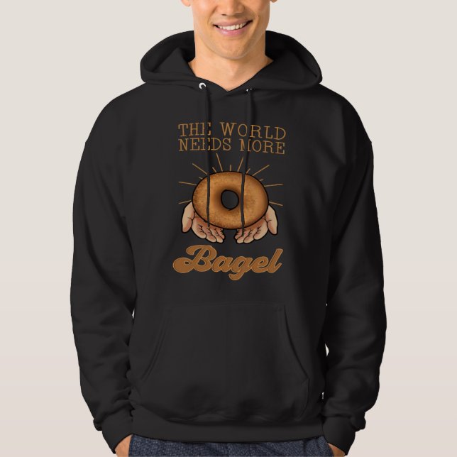 Bagel Baker Roll  Ring Shaped Baked Jewish Bread B Hoodie (Vorderseite)