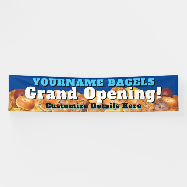 Bagel Business Banner Individualisierbare Grand Op (Horizontal)