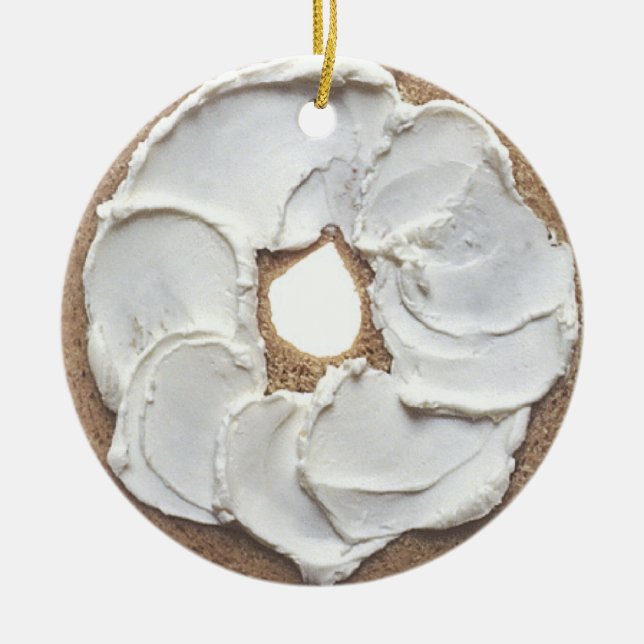 Bagel Keramikornament (Vorne)