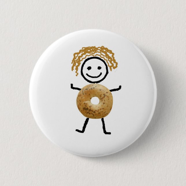 Bagel-Kind Button (Vorderseite)