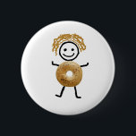 Bagel-Kind Button<br><div class="desc">Niedlichster Bagel-T - Shirt für Ihr jüdisches Geschenk</div>