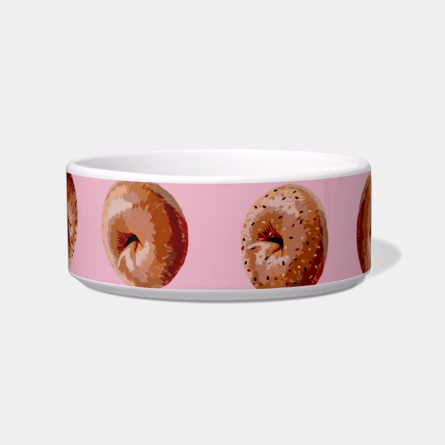 Bagel-Muster-Schale Napf (Vorderseite)