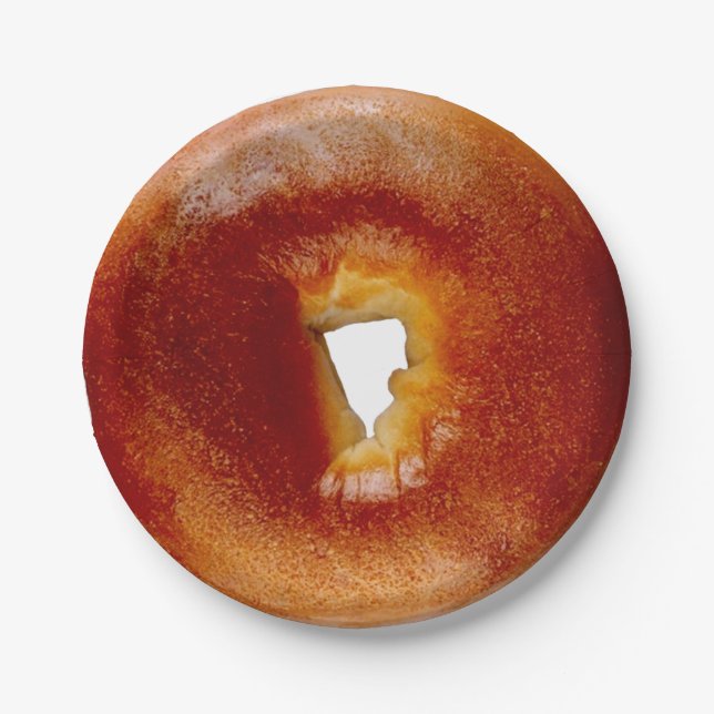 Bagel  pappteller (Vorderseite)