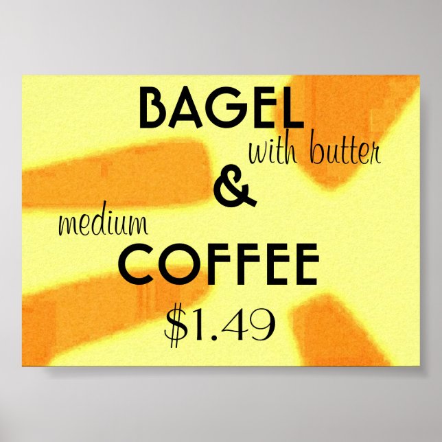 Bagel Poster (Vorne)