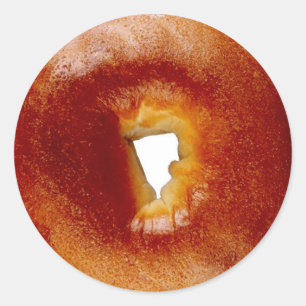 Bagel Runder Aufkleber