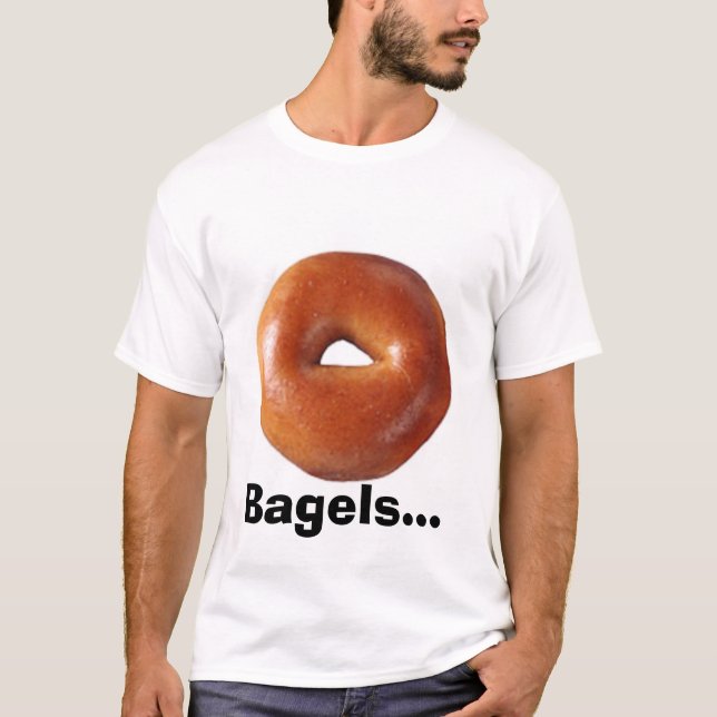 Bagel und Käse T-Shirt (Vorderseite)