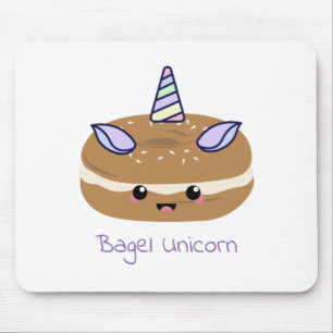 Bagel Unicorn Bagel Buddies Mousepad