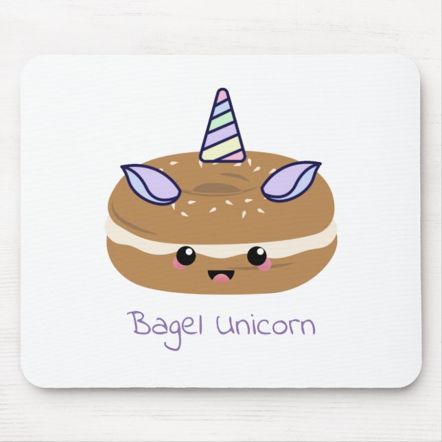 Bagel Unicorn Bagel Buddies Mousepad (Vorne)