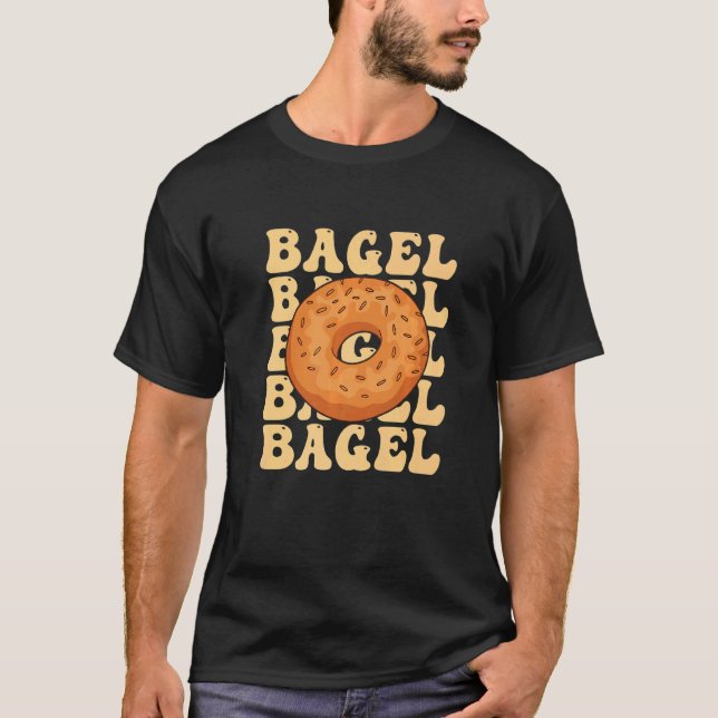 Bagel-Zitat für einen Bagel-Spezialisten T-Shirt (Vorderseite)