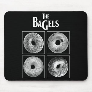 Bagels Funny Bagel Feinschmecker Lover Bäckerei F Mousepad