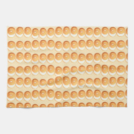 Bagels und Creme Geschirrtuch