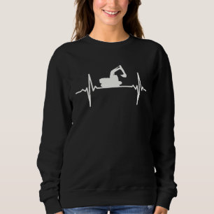 Bagger Herzschlag Kleidung Puls Baustelle S Sweatshirt