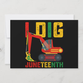 Bagger I Dig Juneteenth Kinder Einladung