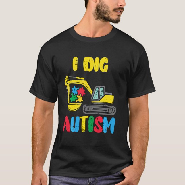 Bagger I Grab Autism-Bewusstsein Kinder Bagger Kle T-Shirt (Vorderseite)