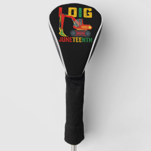 Bagger Ich grabe Juneteenth Kinder Golf Headcover