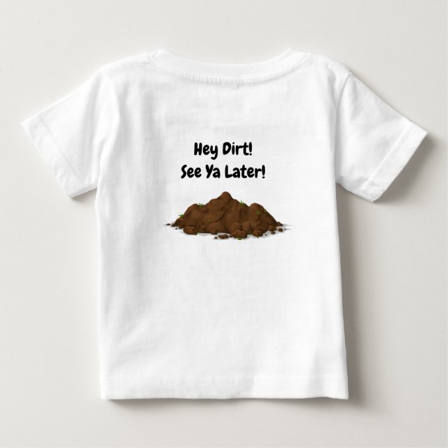 Bagger-Shirt Kinder Baby T-shirt (Rückseite)