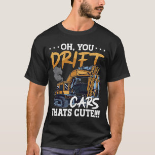 Bagger Sie treiben Autos, die Niedliche Konstrukti T-Shirt