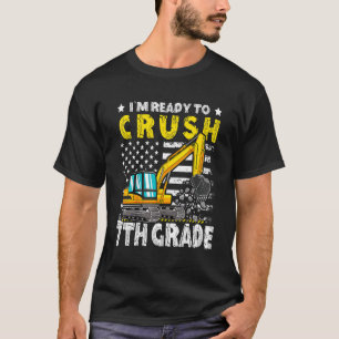 Bagger zurück in die Schule Ich bin bereit zu zerb T-Shirt