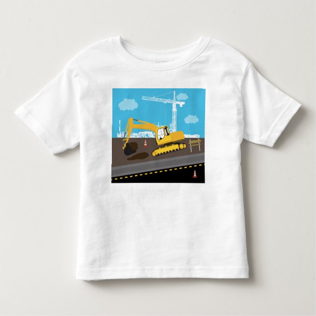 Baggeranlage Kleinkind T-shirt (Vorderseite)