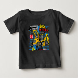 Baggerbagger für große Räder Baby T-shirt
