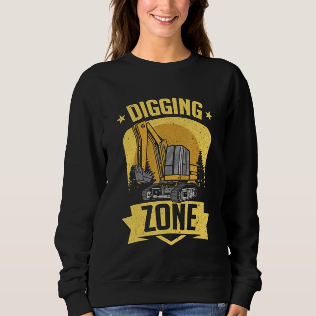 Baggerbagger Sweatshirt (Vorderseite)
