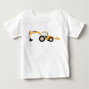 Baggerbau-LKW Baby T-shirt