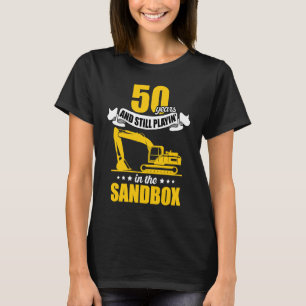 Baggerbetreiber 50 Jahre zum Geburtstag T-Shirt