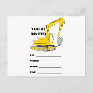 Baggereinladung Einladung