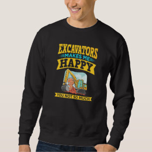 Baggerfahrer-Fernbedienung Baggermaschine R Sweatshirt