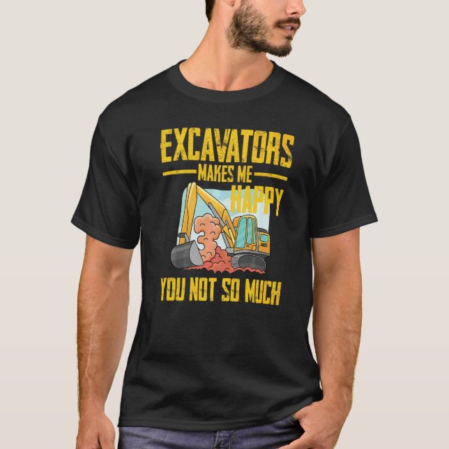 Baggerfahrer-Fernbedienung Baggermaschine R T-Shirt (Vorderseite)