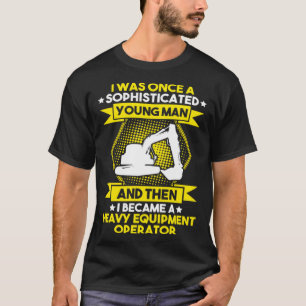 Baggerfahrer für junge schwere Maschinen T-Shirt