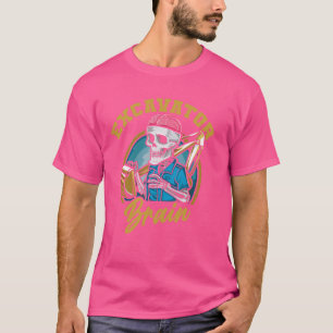 Baggerfahrer Skelett Bagger Schwer - Bagger T-Shirt