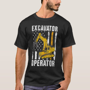 Baggerführer - Bauarbeiter & Konstrukteur T-Shirt