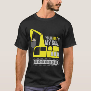 Baggergerät für schwere Geräte, Dirty W T-Shirt