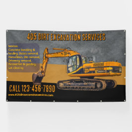 Baggergrabungsdienstleistungen-Auftragnehmer anpas Banner