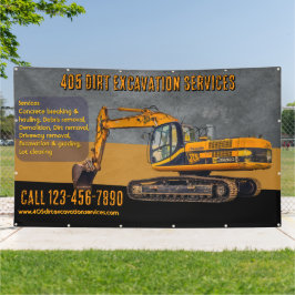 Baggergrabungsdienstleistungen-Auftragnehmer anpas Banner