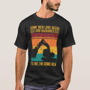 Baggermeister HEO Men Liebe Bier und Backhos T-Shirt