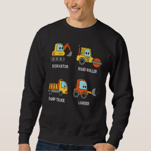 Baggerrollenlader Kinder Kleinkinder Sweatshirt