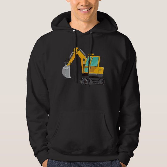 Baggerwagen Hoodie (Vorderseite)