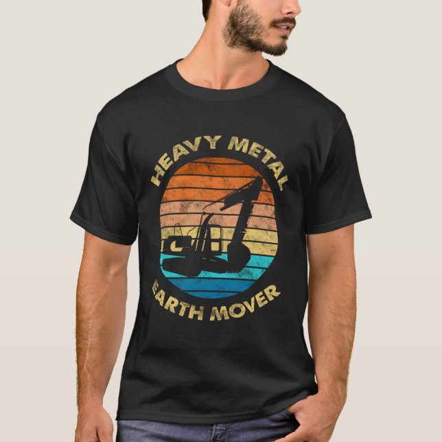 Baggerwagen T-Shirt (Vorderseite)