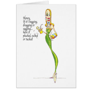 Baggin', Saggin oder Draggin Karte