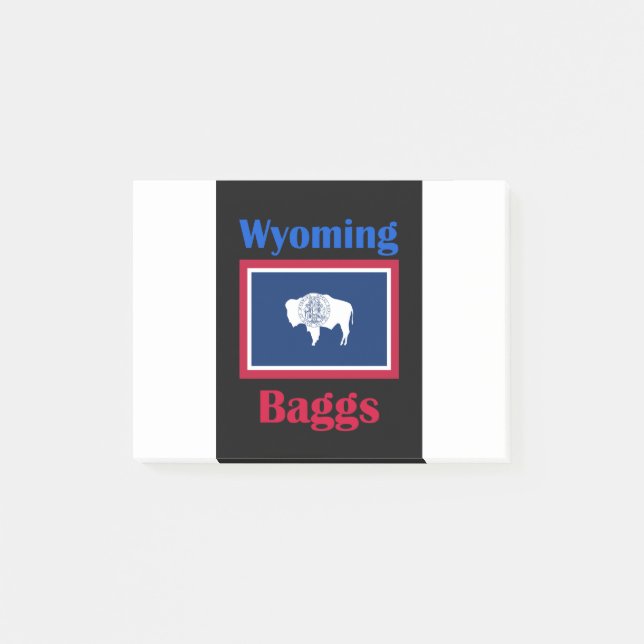 Baggs Wyoming Post-it Klebezettel (Vorderseite)
