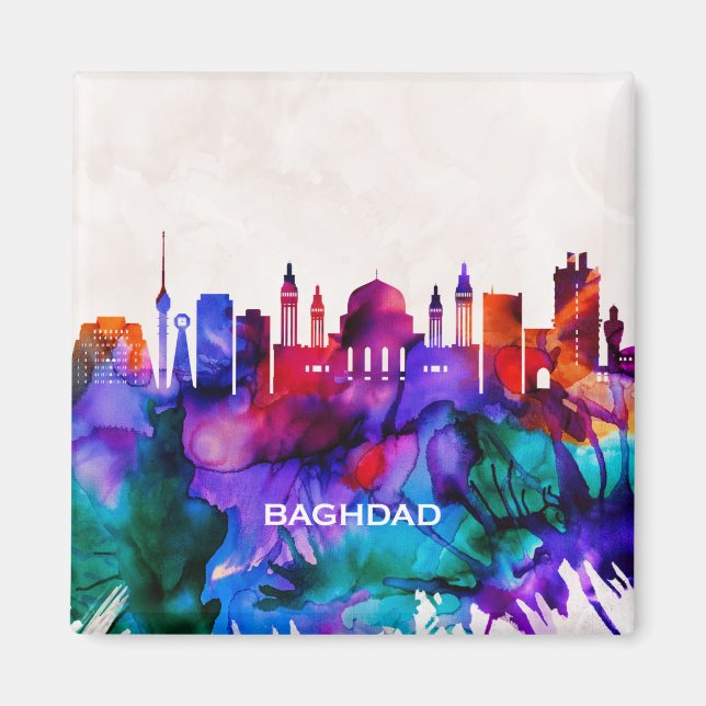 Baghdad Skyline Magnet (Vorne)