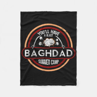 Baghdad Summer Camp - Irakkrieg Veteran Militär Fleecedecke
