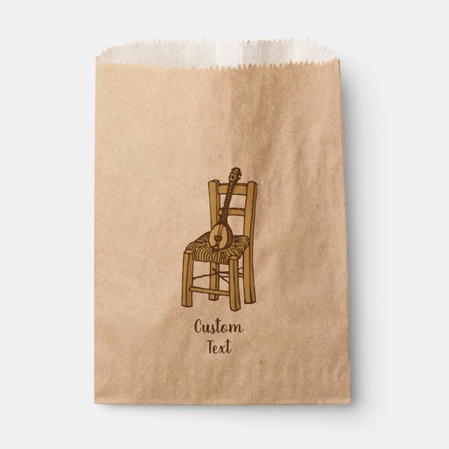 Baglama zum Vorsitzenden Geschenktütchen (Vorderseite)