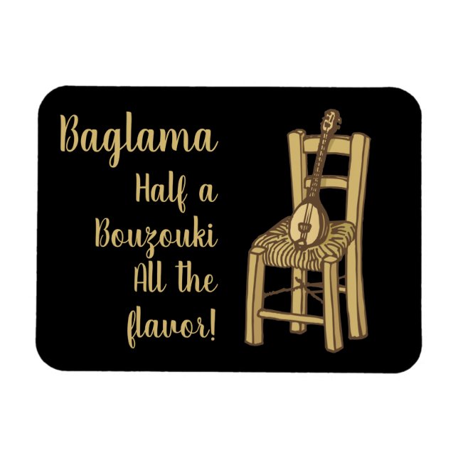 Baglama zum Vorsitzenden Magnet (Horizontal)
