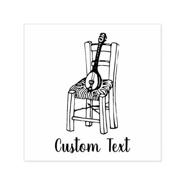 Baglama zum Vorsitzenden Permastempel (Design)