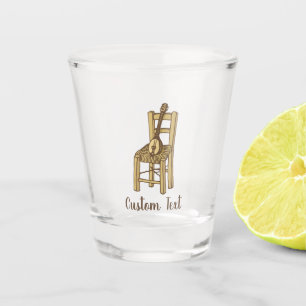 Baglama zum Vorsitzenden Schnapsglas